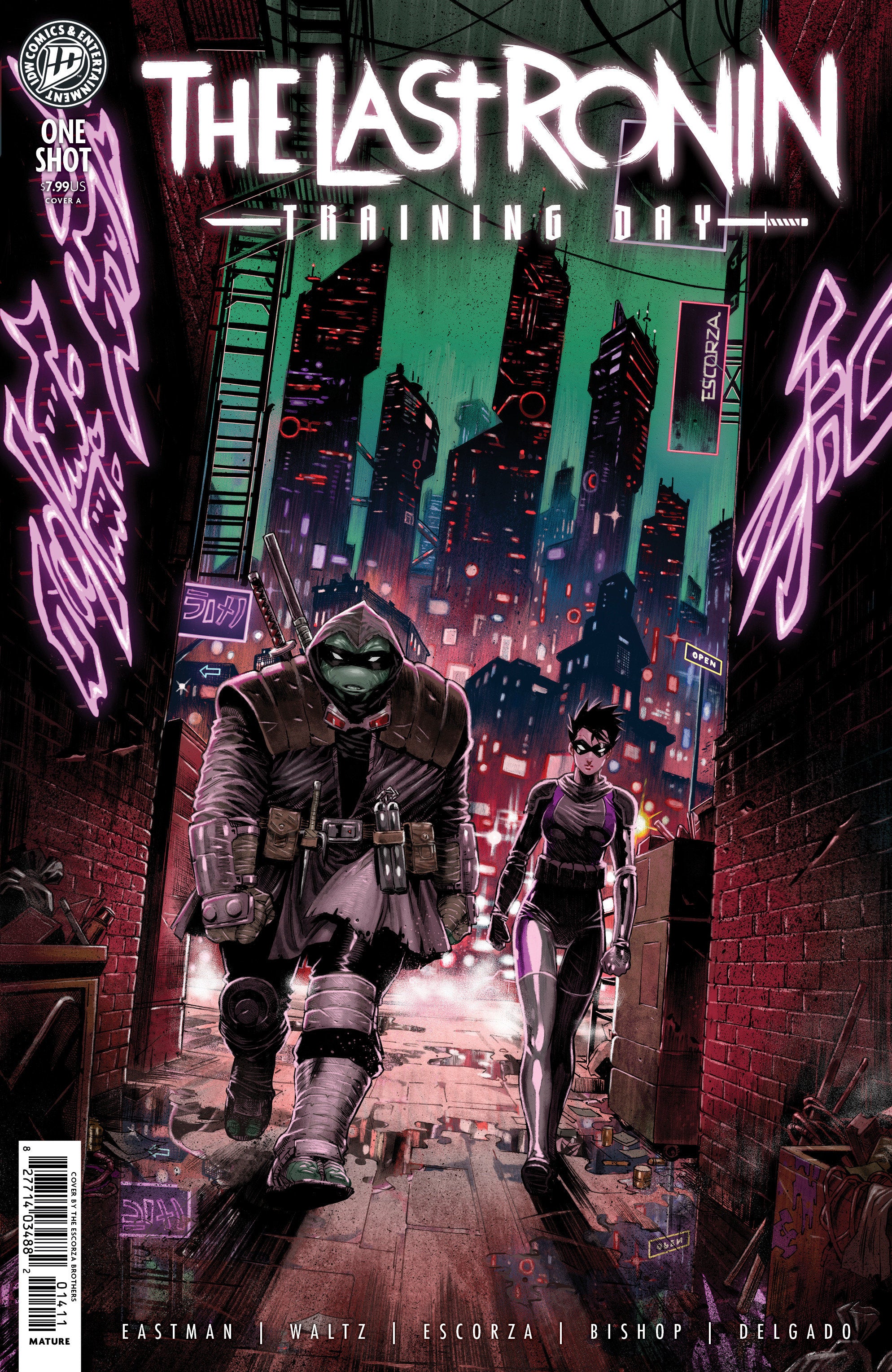 Teenage Mutant Ninja Turtles: The Last Ronin Training Day Cover A (Escorza Brothers)